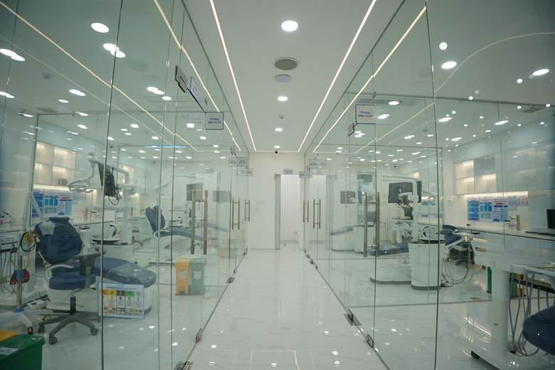 hành lang nội thất nha khoa