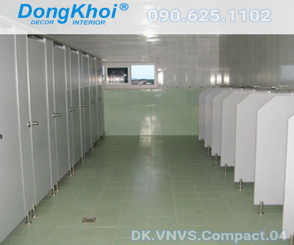 Vách ngăn vệ sinh Compact 04